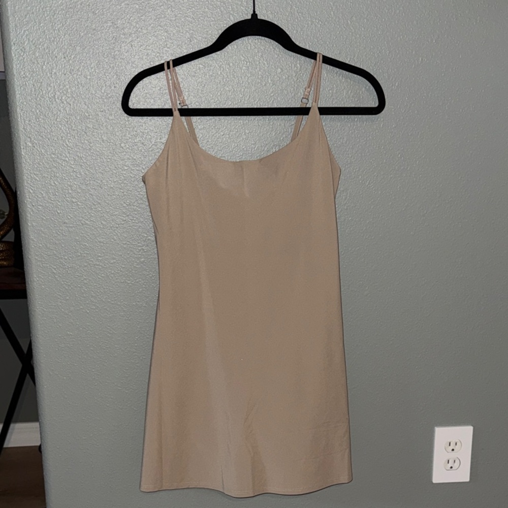 Abercrombie & Fitch Tan Dress with Built in shorts